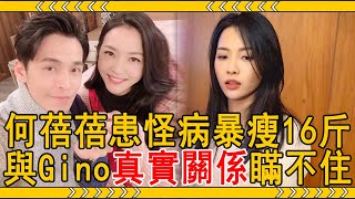 何蓓蓓患怪病暴瘦16斤，今36歲近況曝光，與Gino真實關係終於瞞不住#何蓓蓓 #Gino #蔡東威 #大嘴娛記