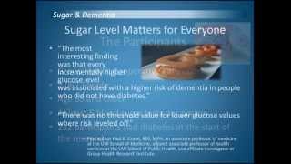 Sugar Level Protects Brain From Dementia