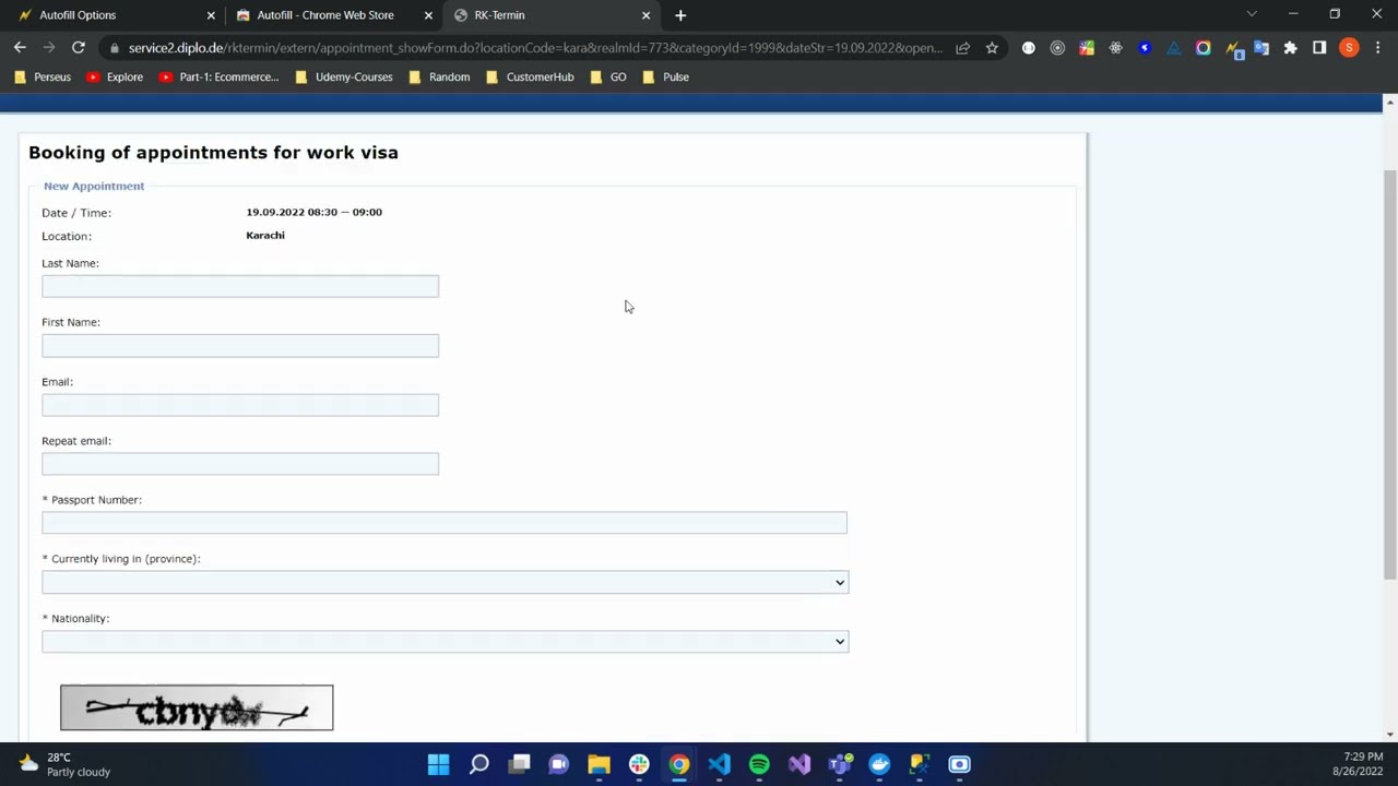 How To Easily Get Germany Study Appointment For Karachi Youtube