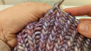 Left and Right Leaning Double Decreases in Twisted Rib