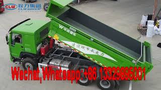 10 tires Sinotruk Howo 30 ton U type heavy duty tipper dump truck