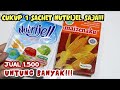 DARI 1 BUNGKUS NUTRIJEL JUAL 1.500 /CUP MODAL KECIL UNTUNG BANYAK!!!