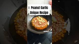 Sprinkle some garlic cloves when frying peanuts 😊 garlic peanut fry #shorts #peanut #chefwire