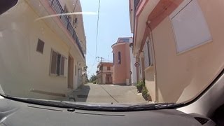 Driving in the city of Pyrgos (city driving, Greece) - onboard camera