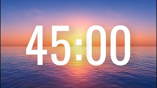 45 Minute Timer with Relaxing Music