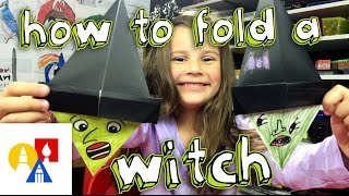 How To Fold An Origami Witch