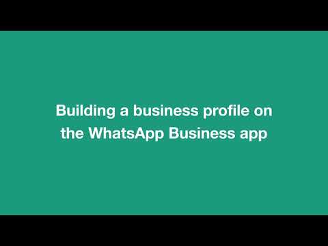 Cómo crear un perfil comercial en WhatsApp Business