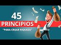 💰45 PRINCIPIOS Para Ser Millonario / Los Secretos de la Mente millonaria