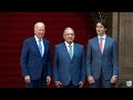 🔴 EN VIVO: Biden, AMLO y Trudeau posan para la foto oficial de la Cumbre de América del Norte