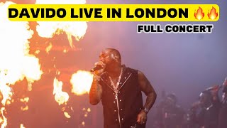 Davido live in London O2 Arena | Timeless tour 2024 |  Concert ft Kizz Daniel, M