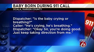 Special delivery: 911 dispatcher talks couple through birth