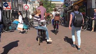 Utrecht; Bicycle Ride on Oudegracht [570]