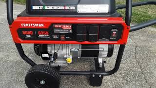 How to start a Craftsman Generator