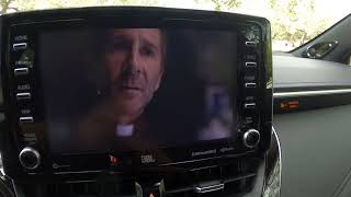 2020 Toyota Corolla video playback capability via USB.