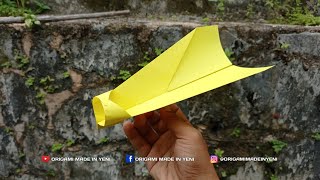 How to make the world record paper airplane for flight time