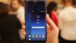 Büyük ekranlı Samsung  telefonda ekran küçültme ve tek el  kullanımı modu