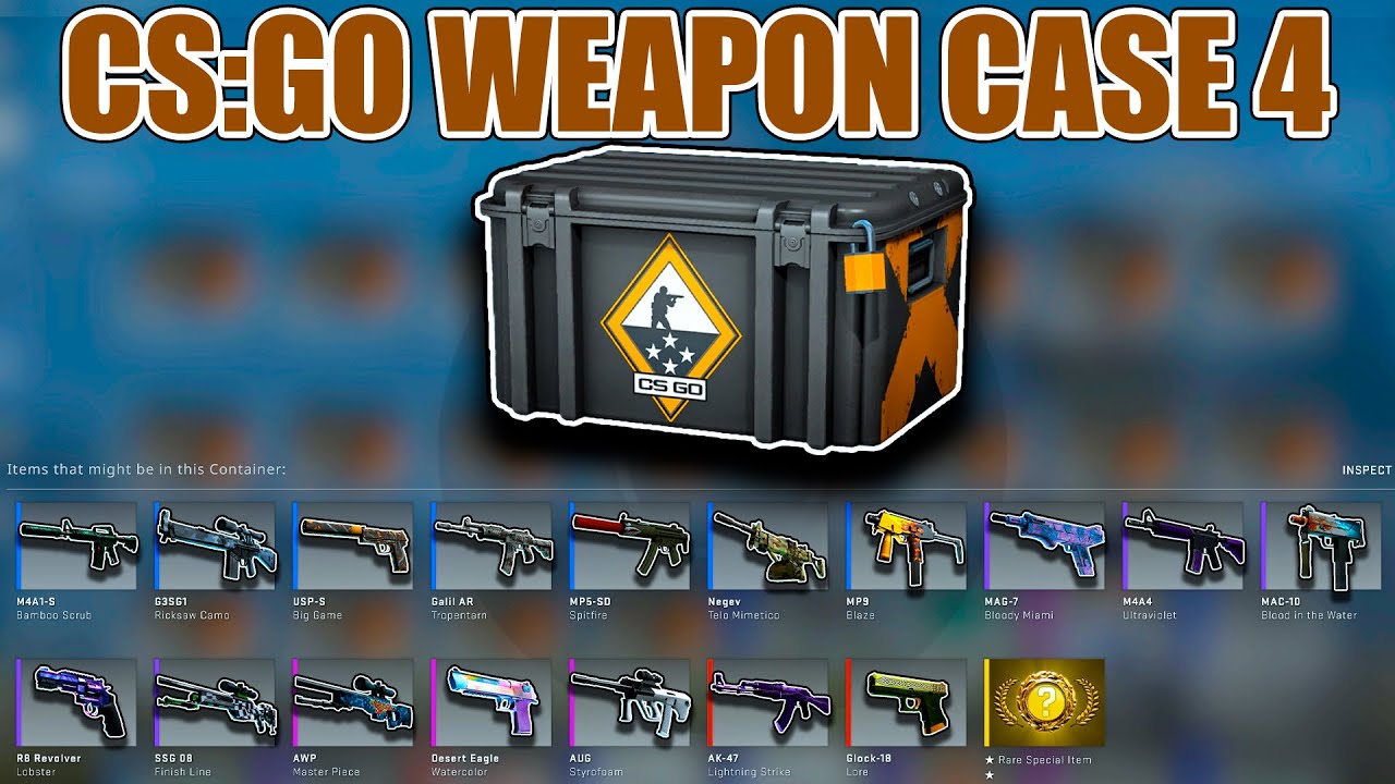 CUSTOM WEAPON SKINS ★ CS:GO Weapon Case 4 ★ CS:GO Showcase - YouTube