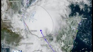 Autoridades monitorean sistema en el Golfo de México