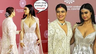 Ajay Devgn's daughter Nysa Devgn Fights with her mom Kajol & showing Attitude to her at NMACC Night