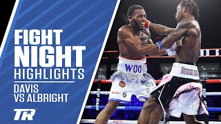 Keyshwan Davis Gets Dominant Victory Over Albright | FIGHT HIGHLIGHTS