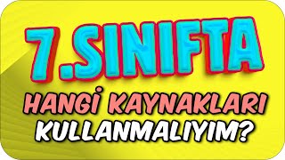 7.Sınıfta İhtiyacım Olan Kaynaklar Hangileri❓ 📕