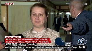 Ministrul Educației, prima reacție după ce profesorii au anunțat că încep greva