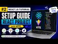 #2 Reactjs Setup Guide Create Your First React Project with Vite #react #typescript #webdevelopment