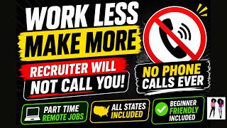 How To Work From Home Without Taking Calls – 10 Part-Time Non-Phone Remote Jobs