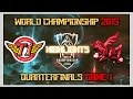 SK Telecom T1 vs ahq eSports Gaming - HIGHLIGHTS - Quarterfinals Game 1 - World Championship 2015