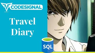 "Travel Diary" - Codesignal #21 - MySQL Solution