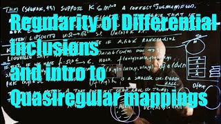 Regularity of Sobolev differential inclusions and introduction to Quasiregular mappings.