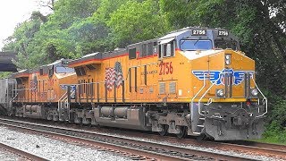 Pair Of Union Pacific Locomotives On CSX K Train