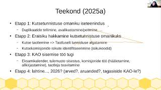 Infotund: kutsetaotluskeskkonna arendamine