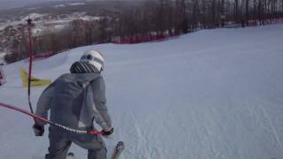 part 3 of the world cup ski course at blue mountain