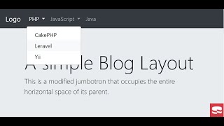 CakePHP 4 dynamic navigation with dropdown. (34)