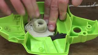 Poulan Chainsaw Repair - How to Replace the Starter Pulley Kit