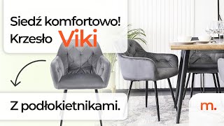 Wygodne Krzesło Do Salonu VIKI z Podłokietnikami