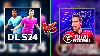 DLS 24 Vs TOTAL FOOTBALL 24 COMPARISON: GRAPHICS, ANIMATION, CELEBRATIONS...