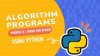 Logical Programming Problems with Python For Beginners : Even or Odd.