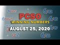 P318M Jackpot Ultra Lotto 6/58, EZ2, Suertres, Lotto 6/42, Superlotto 6/49 | August 25, 2020