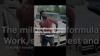 The Millionaire Formula 💰 | Work, Save, Invest, Repeat!#Millionaire #Success # # #Shorts#Motivation