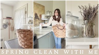 Spring Cleaning - CLEAN WITH ME - Cozy Cottage - Farmhouse Laundry Room