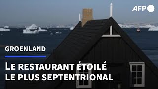 Groenland: face aux icebergs, le restaurant étoilé le plus septentrional au monde | AFP