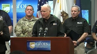 CALIFORNIA WILDFIRES: Gov. Brown gives update on Camp Fire burning in Butte County