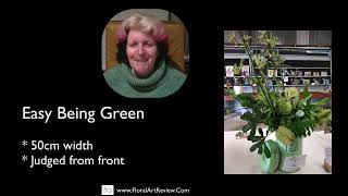 Floral Art Analysis: "Easy Being Green" | Monochromatic Design & Schedule Traps!