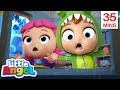 Storm Storm Go Away + More Nursery Rhymes and Kids Songs | Little Angel