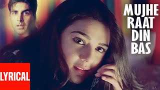 "Mujhe Raat Din Bas" Lyrical Video | Sanghrash | Sonu Nigam | Akshay Kumar, Priety Zinta, Aman Verma