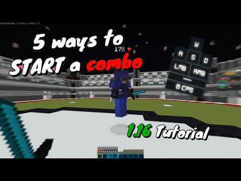 5 Ways to START a Combo in Minecraft 1.16! PvP Tutorial #3