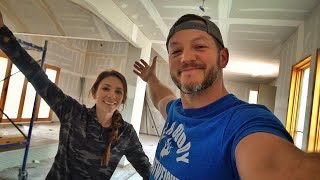 The Sheetrock is DONE!!!!!