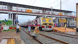 Busiest Train Bangaon-Sealdah Local departing Barasat Jn Railway Station